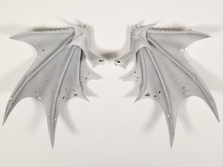 Mythic Legions Illythia Vampire Wings White IN STOCK