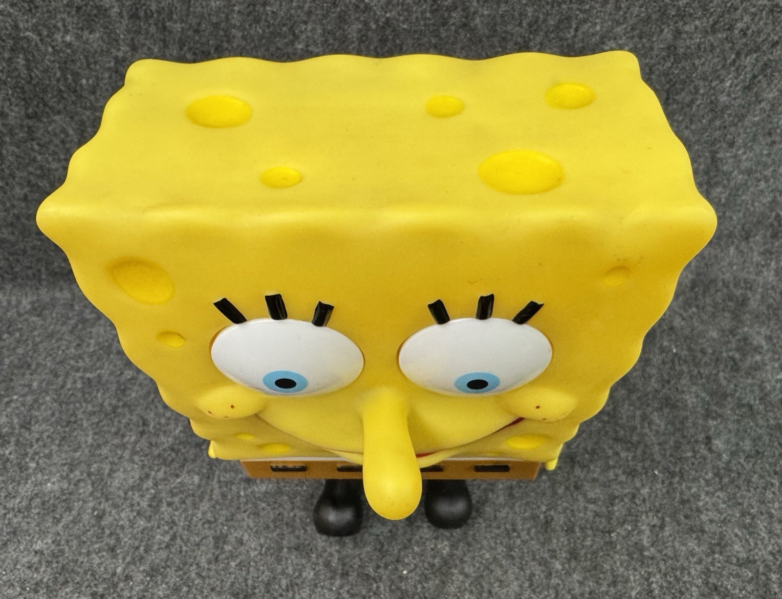 VIACOM SpongeBob SquarePants Talking Squeeze Me 2002 9&Prime;×6×3&Prime; Doll WORKS!