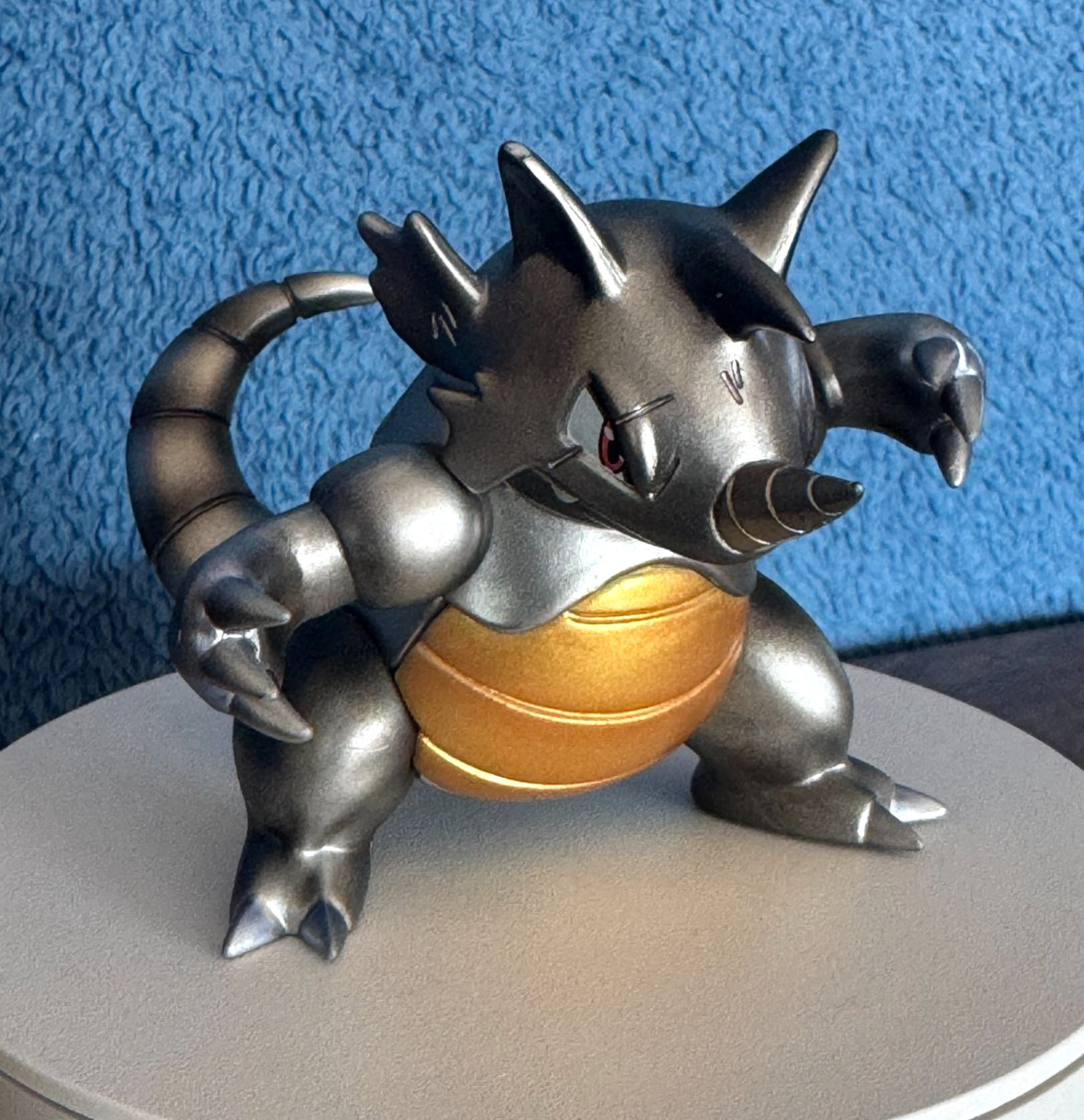 Ground/Rock Type Pokemon – Generation I – RHYDON (Gray) – by BANDAI – NEW