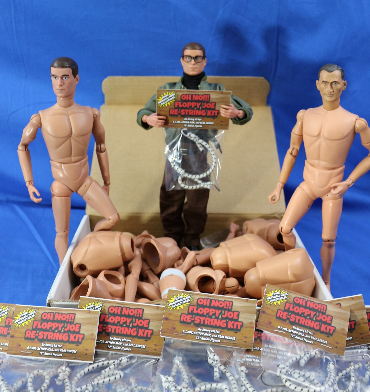 2 PACK OH NO!!! FLOPPY JOE Re-String Restring Kit For 60-70s GI JOE ACTION MAN