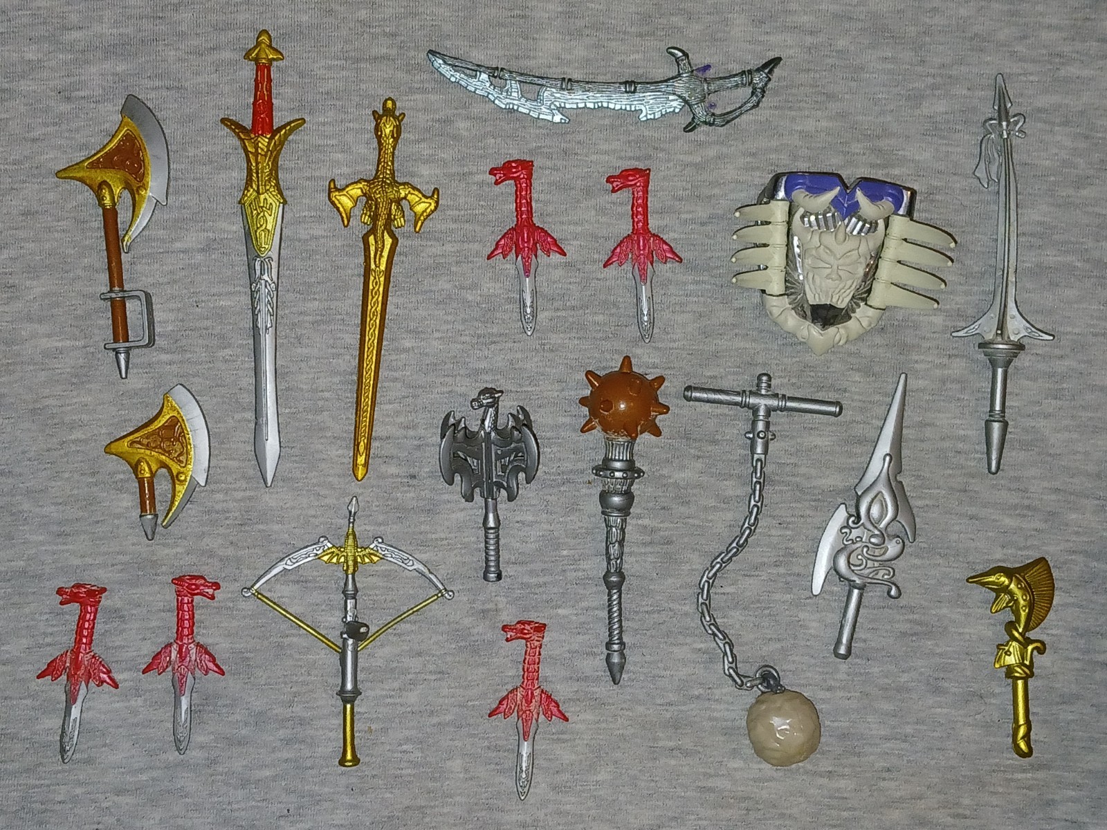 Bandai Mystic Knights Of Tir Na Nog Weapons accessories Lot
