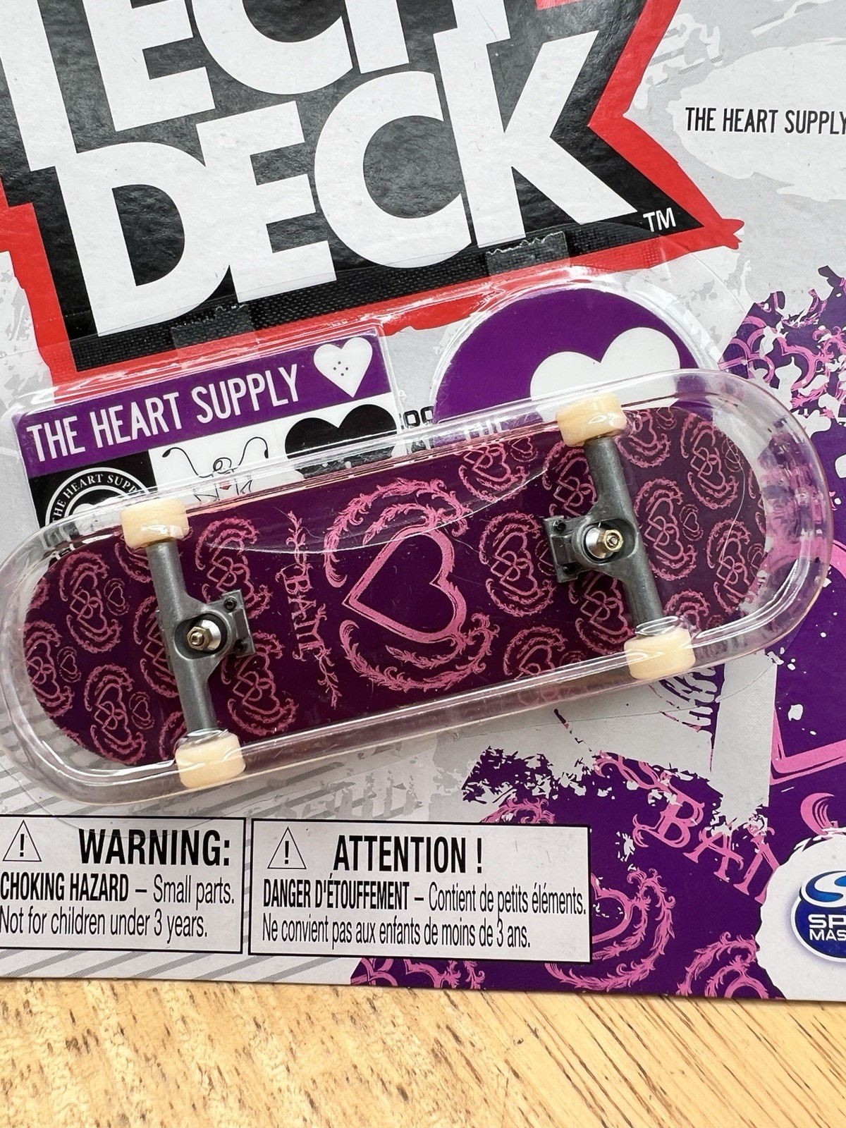 Tech Deck Bam Margera The Heart Supply Ultra Rare Jackass Legend Rip Purple 🛞