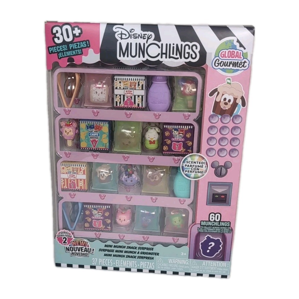 Disney Munchlings Global Gourmet Series 2 Mini Munch Snack Surprise Set NIB