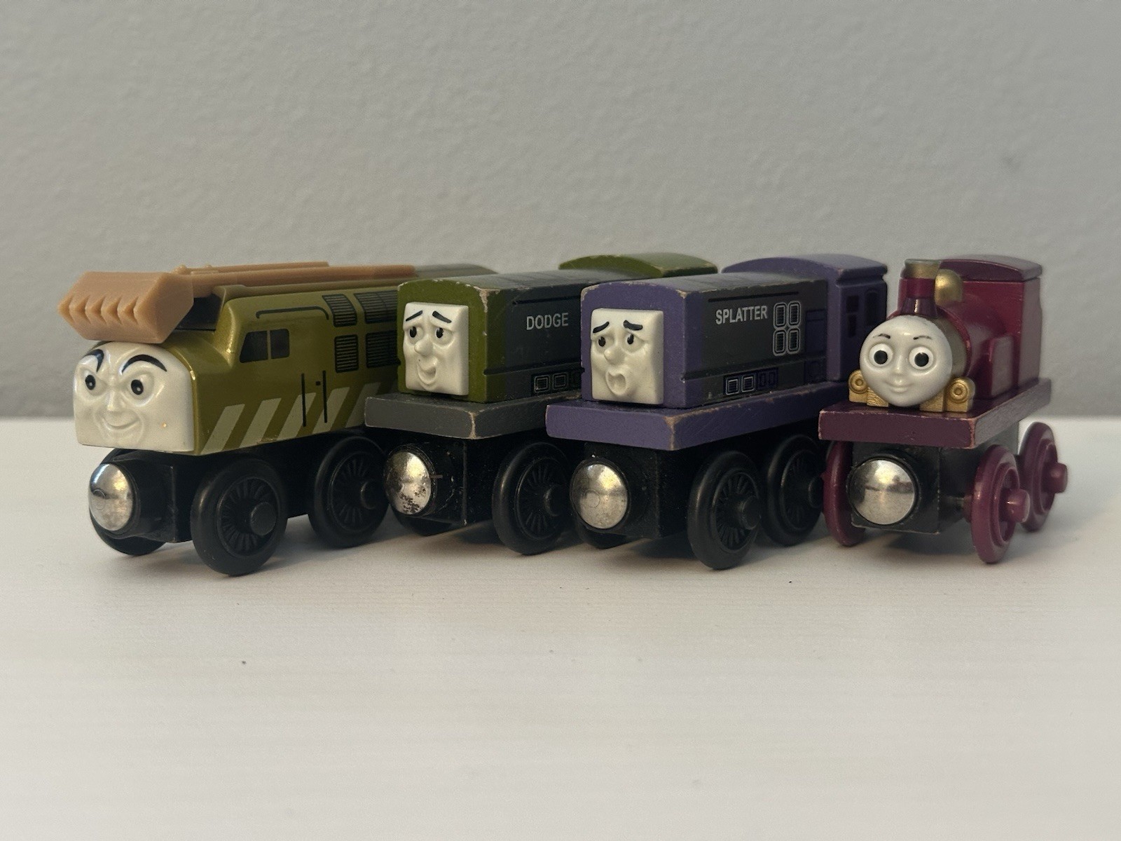 Diesel 10, Splatter, Dodge, Lady – Thomas & Magic Railroad 2000s Lot of 4 VTG
