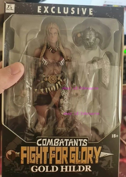 Xesray Studio 1/12 Fight for Glory Combatants Exclusive Gold Hildr Action Figure
