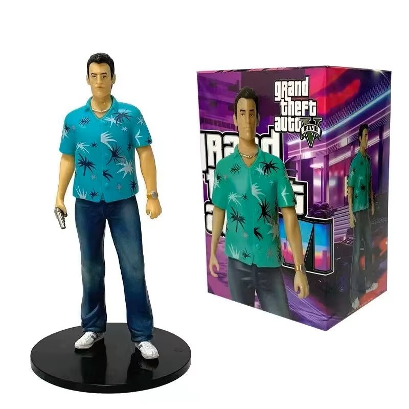 Rockstar North Grand Theft Auto Vice City Tommy Vercetti Statue 7&Prime; Action Figure