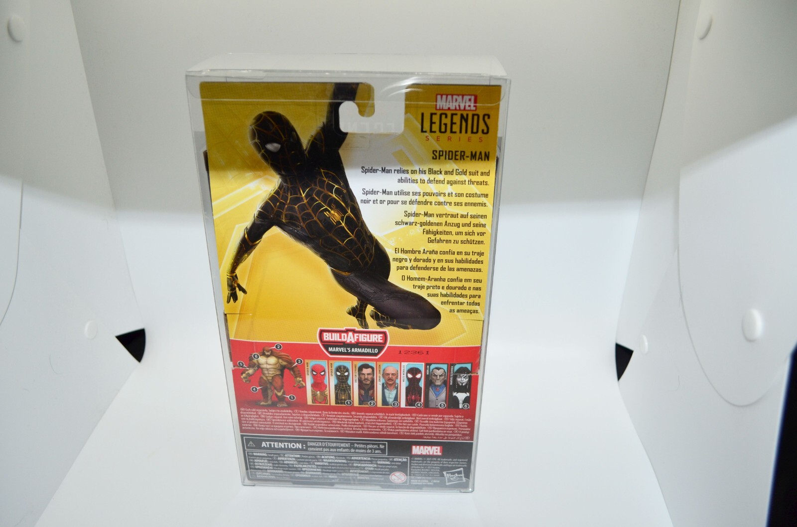 4 DC Comics Multiverse Action Figures Clear Plastic Protective Case Display Box