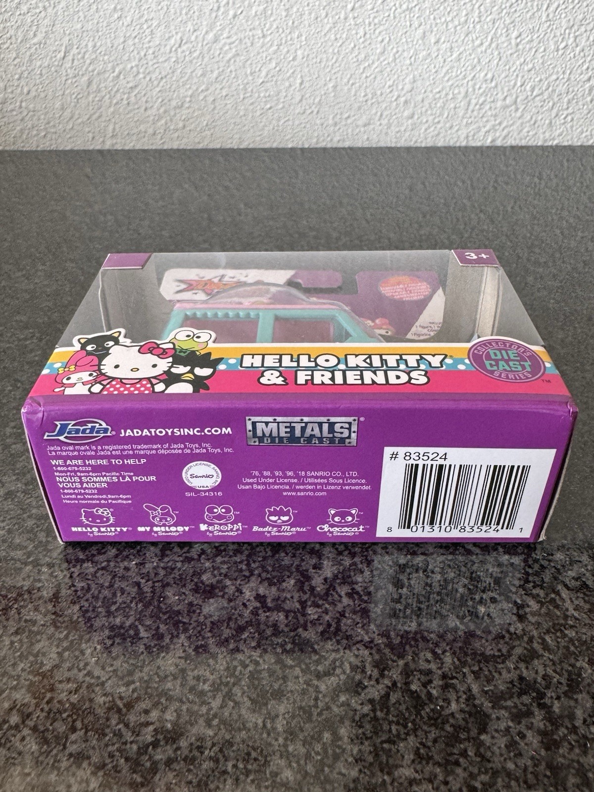 Hello Kitty & Friends Dazzle Dash My Melody Donut Truck Vehicle Diecast 2018 NEW