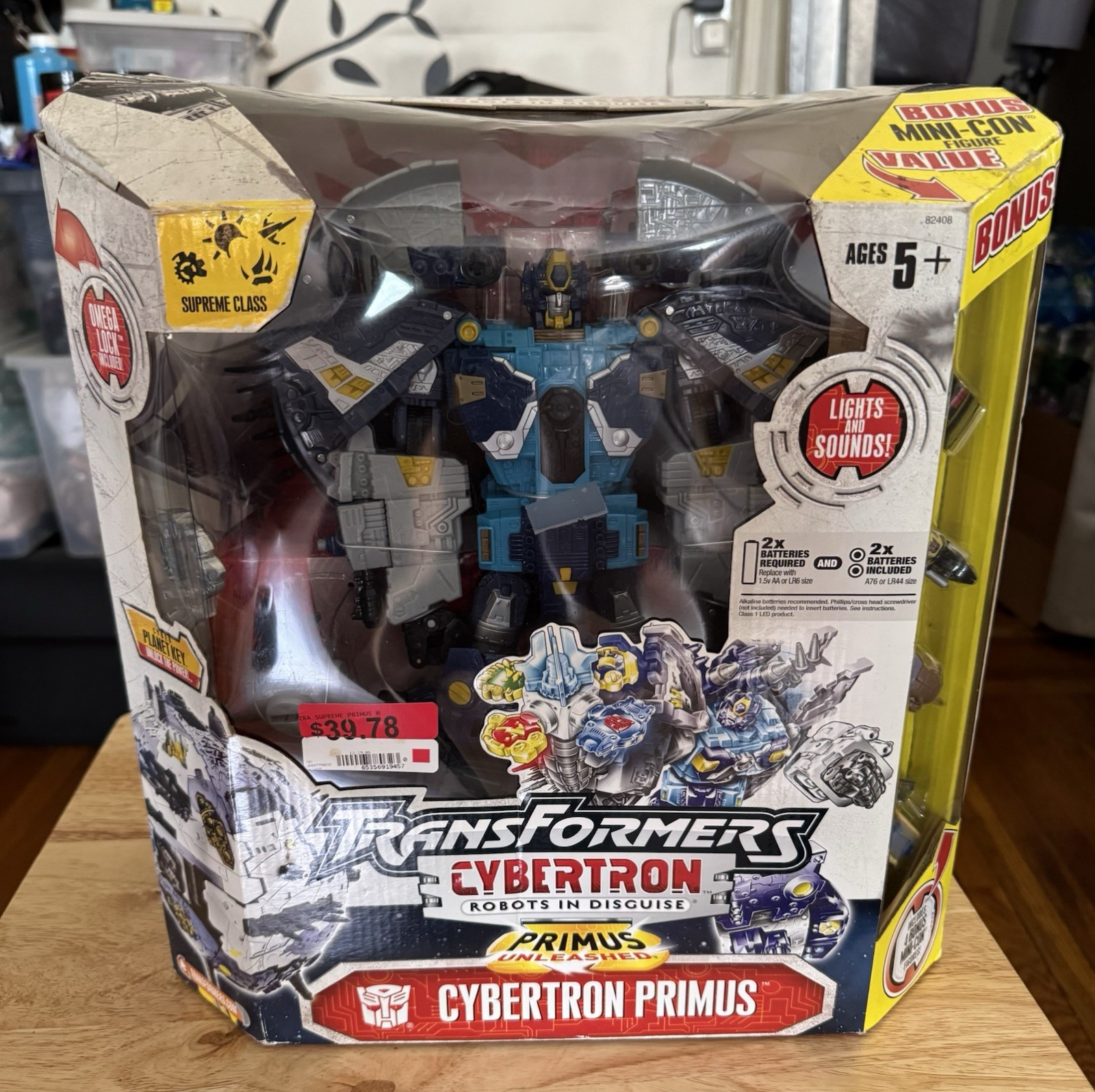 Transformers Cybertron 2005 Primus w/ Minicons MIB VHTF Ready To Ship