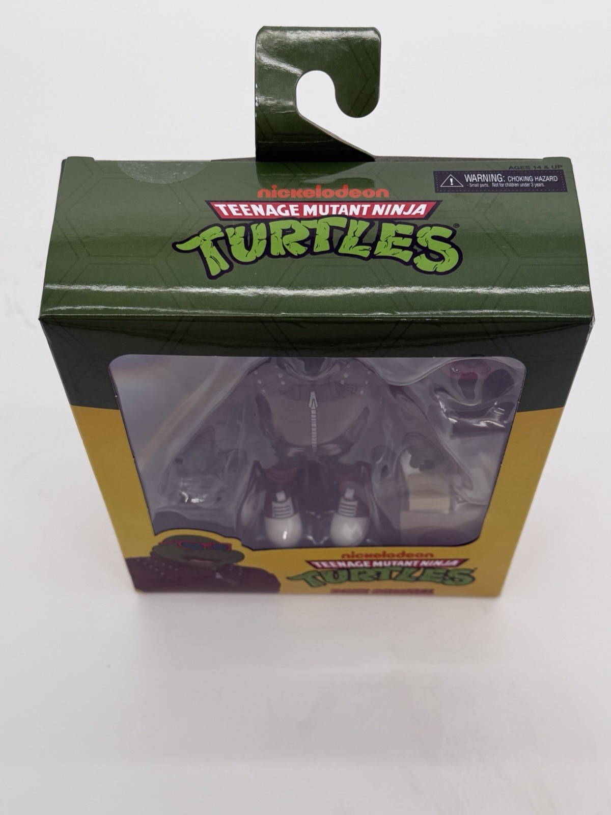 NECA TMNT Punk Raphael Action Figure, Green/Brown/Red w/ Heads Hands Bag