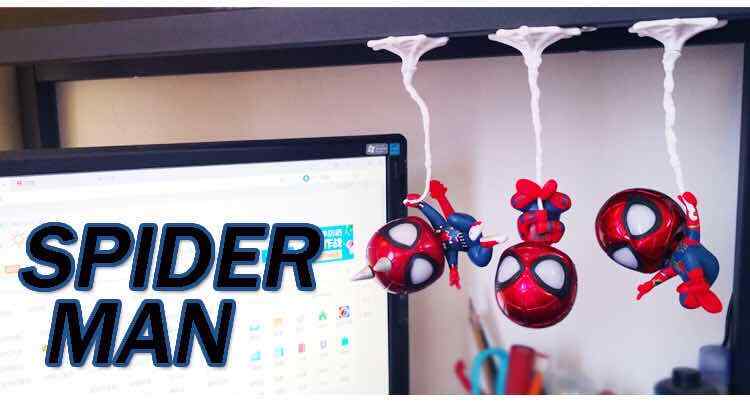 5pcs/set Cute Spiderman MIni Figure Marvel Model Doll Figure Gift