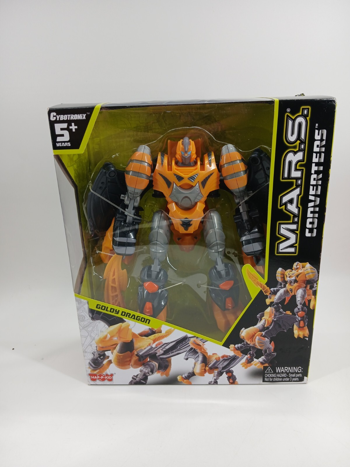 Cybotronix MARS Converters Goldy Dragon Transforms from Robot to Dragon