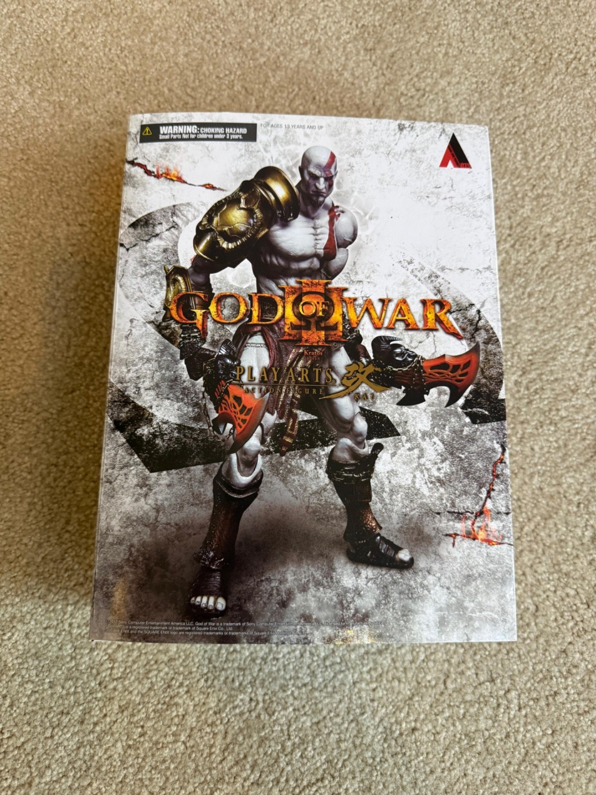 NEW FACT SLD 2012 GOD OF WAR III PLAY ARTS KRATOS SQUARE ENIX PLAYSTATION LTD ED