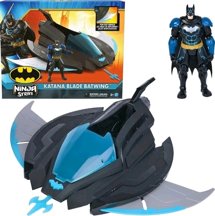 DC Comics Batman Ninja Strike Katana Blade Batwing & 6&Prime; Action Figure Toy NEW!