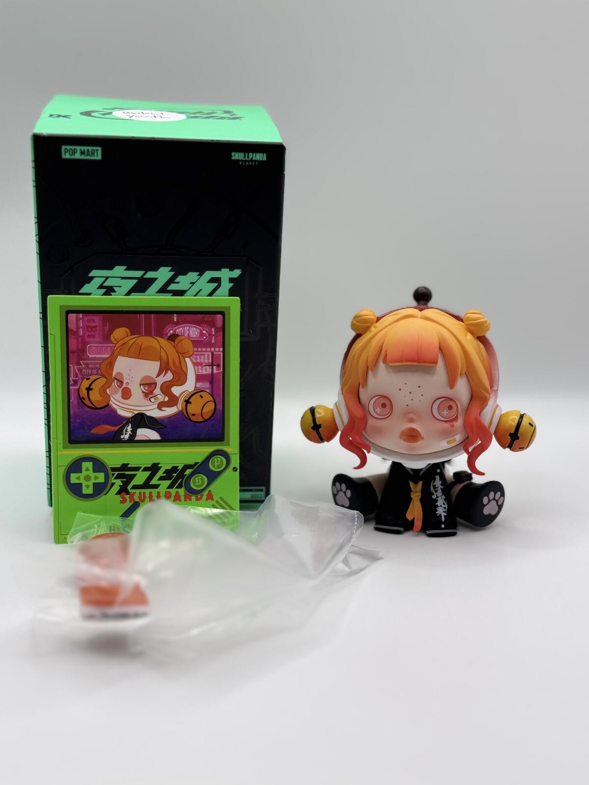 Pop Mart Skullpanda City of Night Series Ardent Youth Figure Rare Collectible
