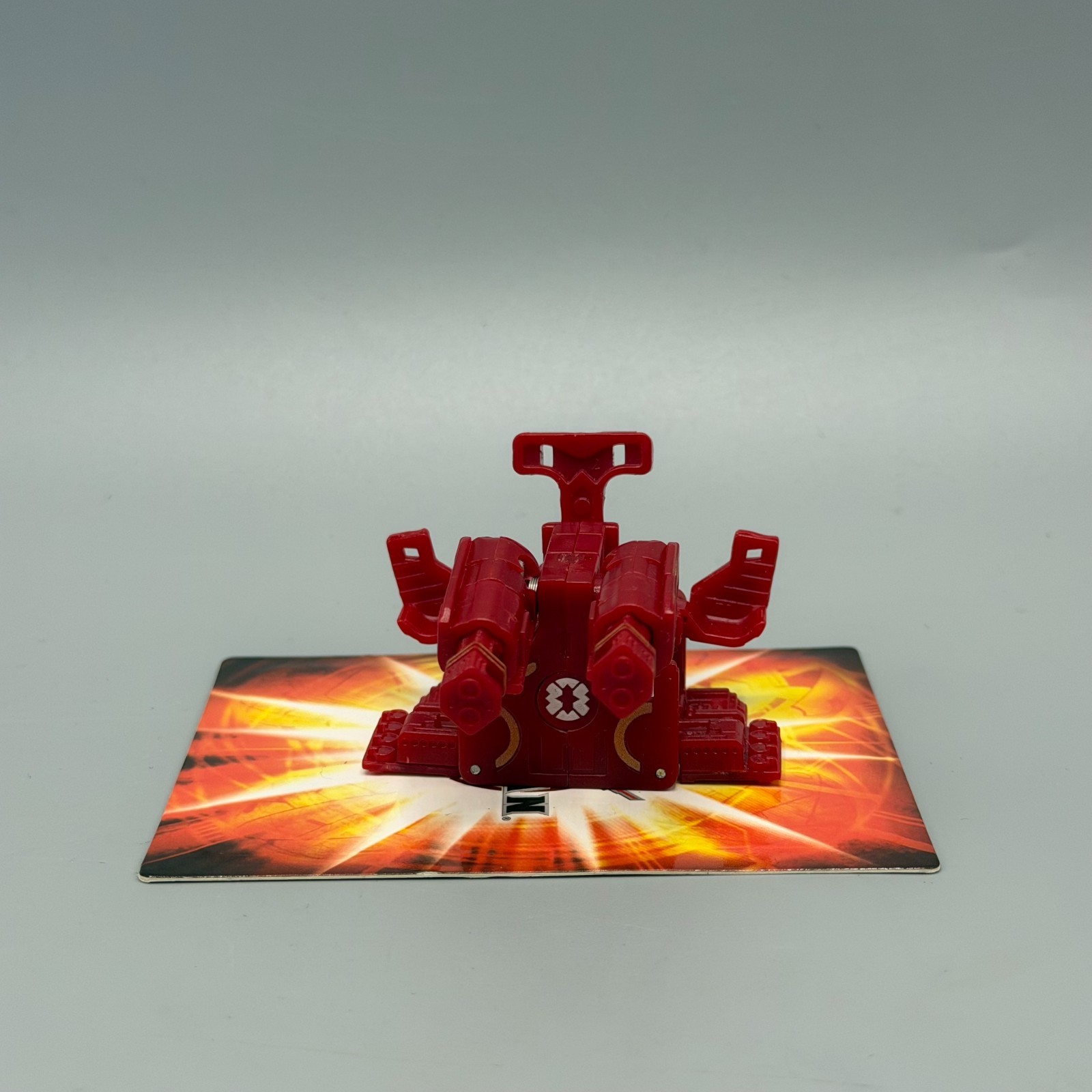 Bakugan Twin Destructor Pyrus Red & Copper Gundalian Invaders Battle Gear READ