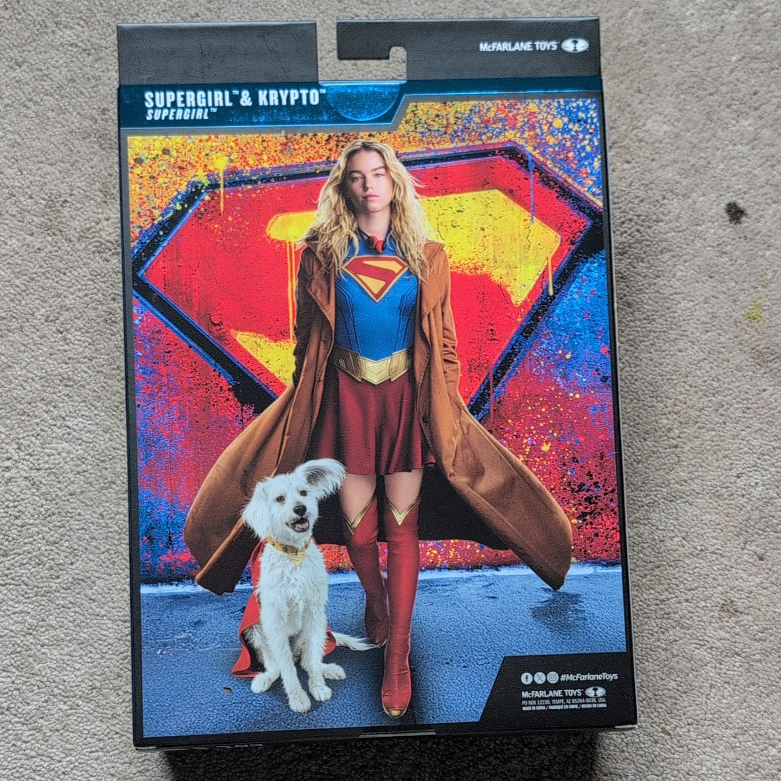 McFarlane DC Multiverse Gold Label Supergirl & Krypto Walmart exclusive