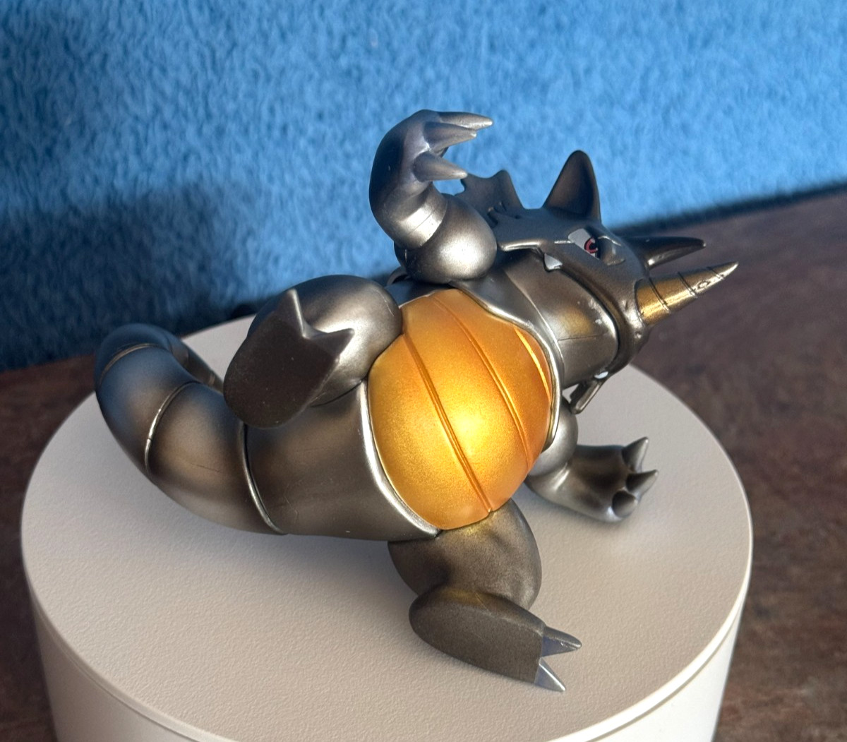 Ground/Rock Type Pokemon – Generation I – RHYDON (Gray) – by BANDAI – NEW