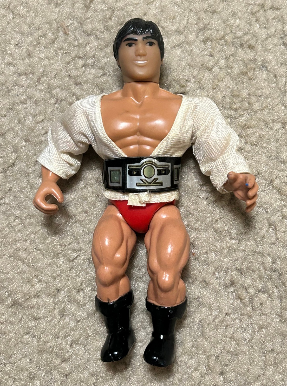 Vtg Rick Martel AWA All Star Wrestlers REMCO 1985 Figure Wrestling Belt Shirt