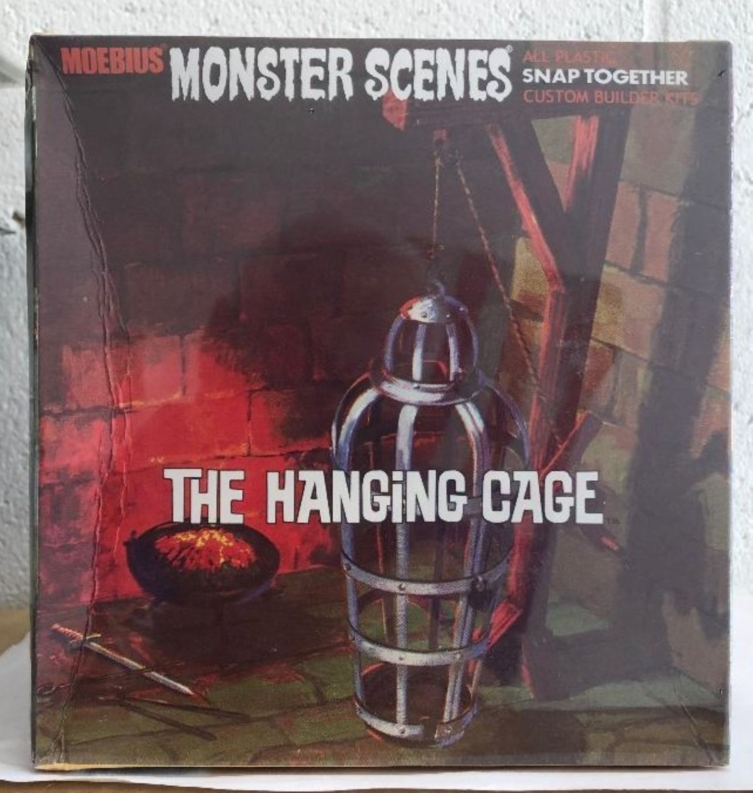 Moebius The Hanging Cage Model Kit Aurora Reissue Monster Scenes 1:13 SEALED
