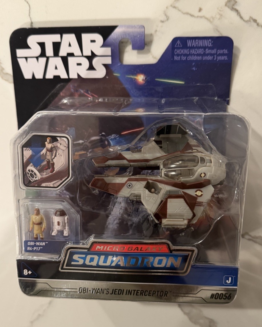 Star Wars Micro Galaxy Squadron Obi Wan&rsquo;s Jedi Interceptor Series 3 #0056 – NEW