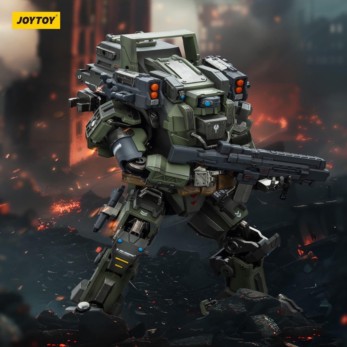 JOYTOY Warhammer 40K Dark Source APOC Series Mecha and Pilot Brithday gift