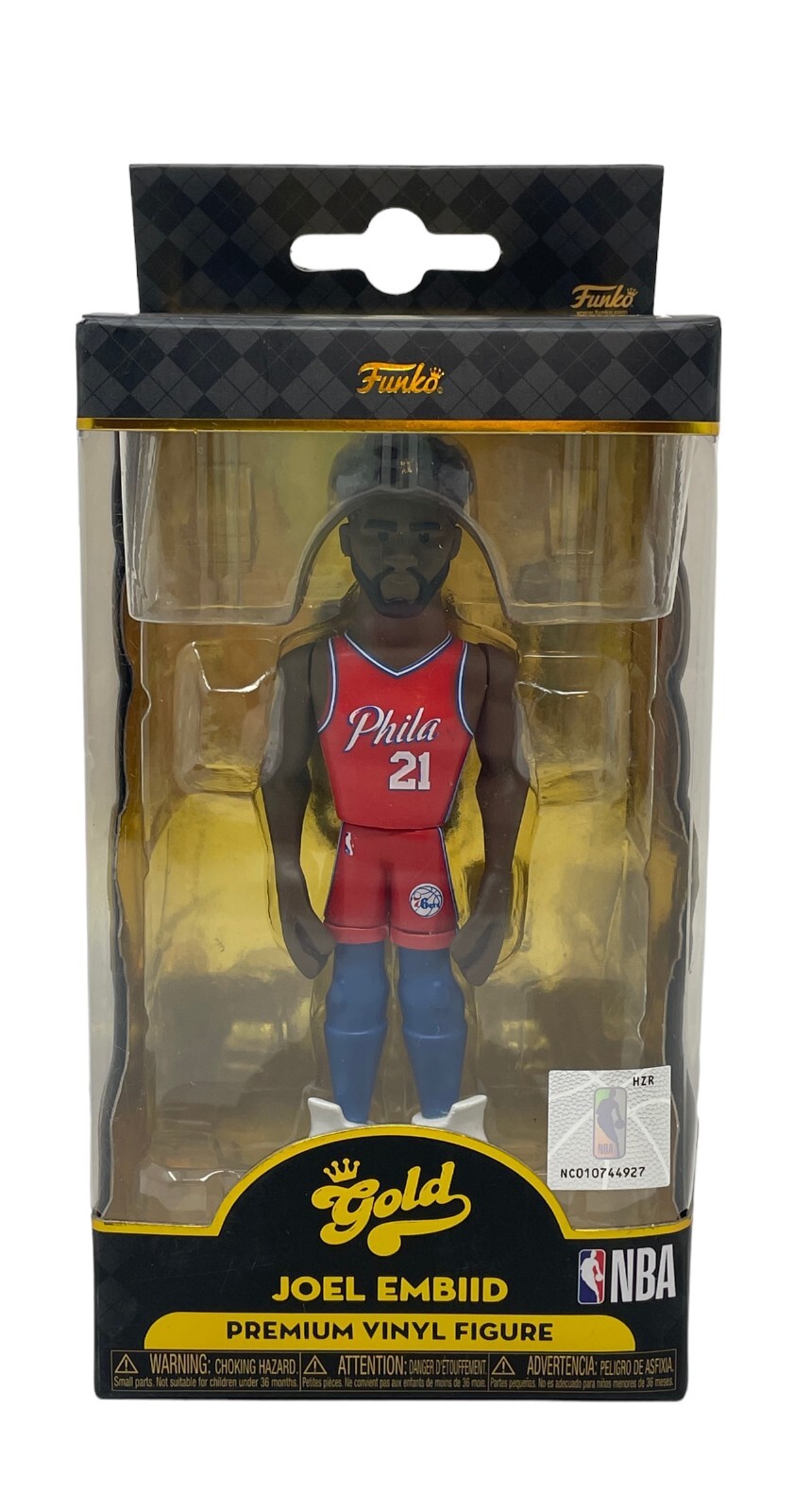 New Funko Gold Premium Joel Embiid 5 Inch NBA Vinyl Figure