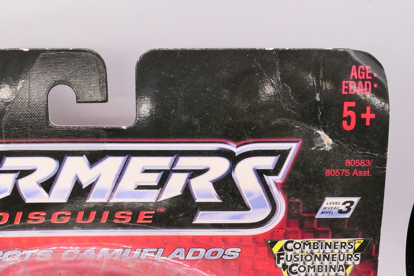 TRANSFORMERS Robots In Disguise 2001 Hasbro GRIMLOCK EXCAVATOR SEALED Card