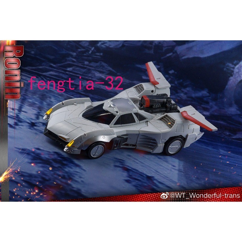 New In Stock Wonderful-Trans WT01 White Ronin Drift Transforms Action Figure Toy