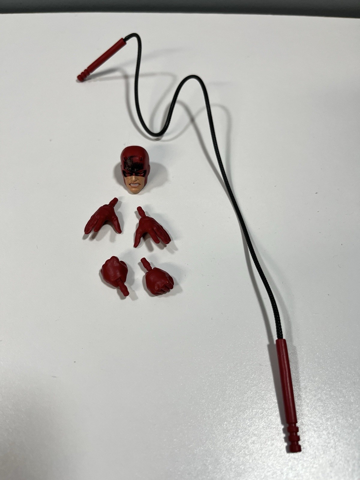 Marvel Legends Daredevil Figure Complete Spider-Man Retro VHS Cel Shaded