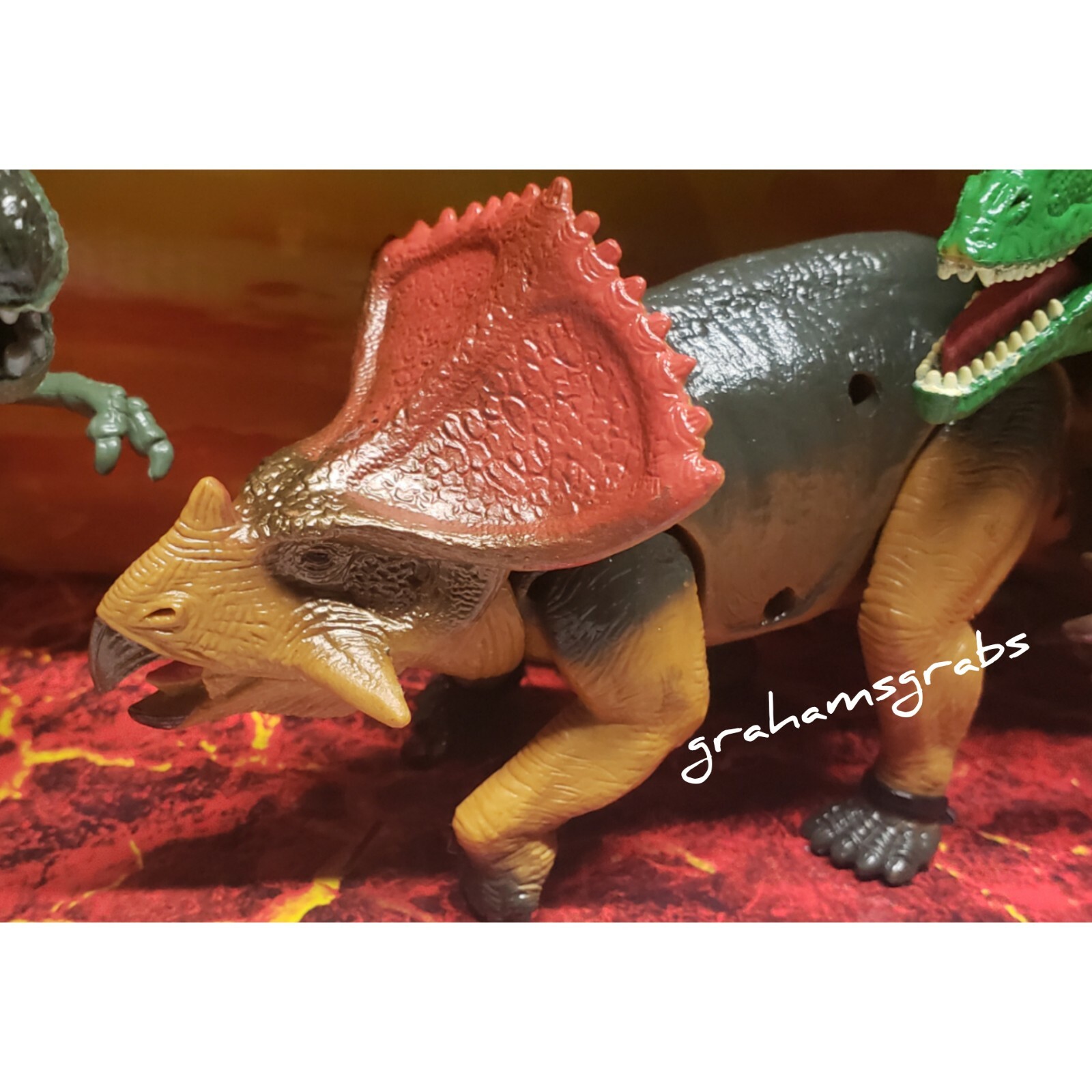 KID GALAXY POSEABLE 9&Prime; DINOSAUR ACTION 6 PIECES! CREATE EPIC BATTLES! NEW