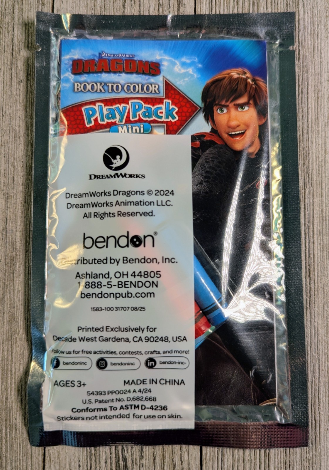 How to Train Your Dragon Play Pack Mini Coloring Book & Stickers Set of 5