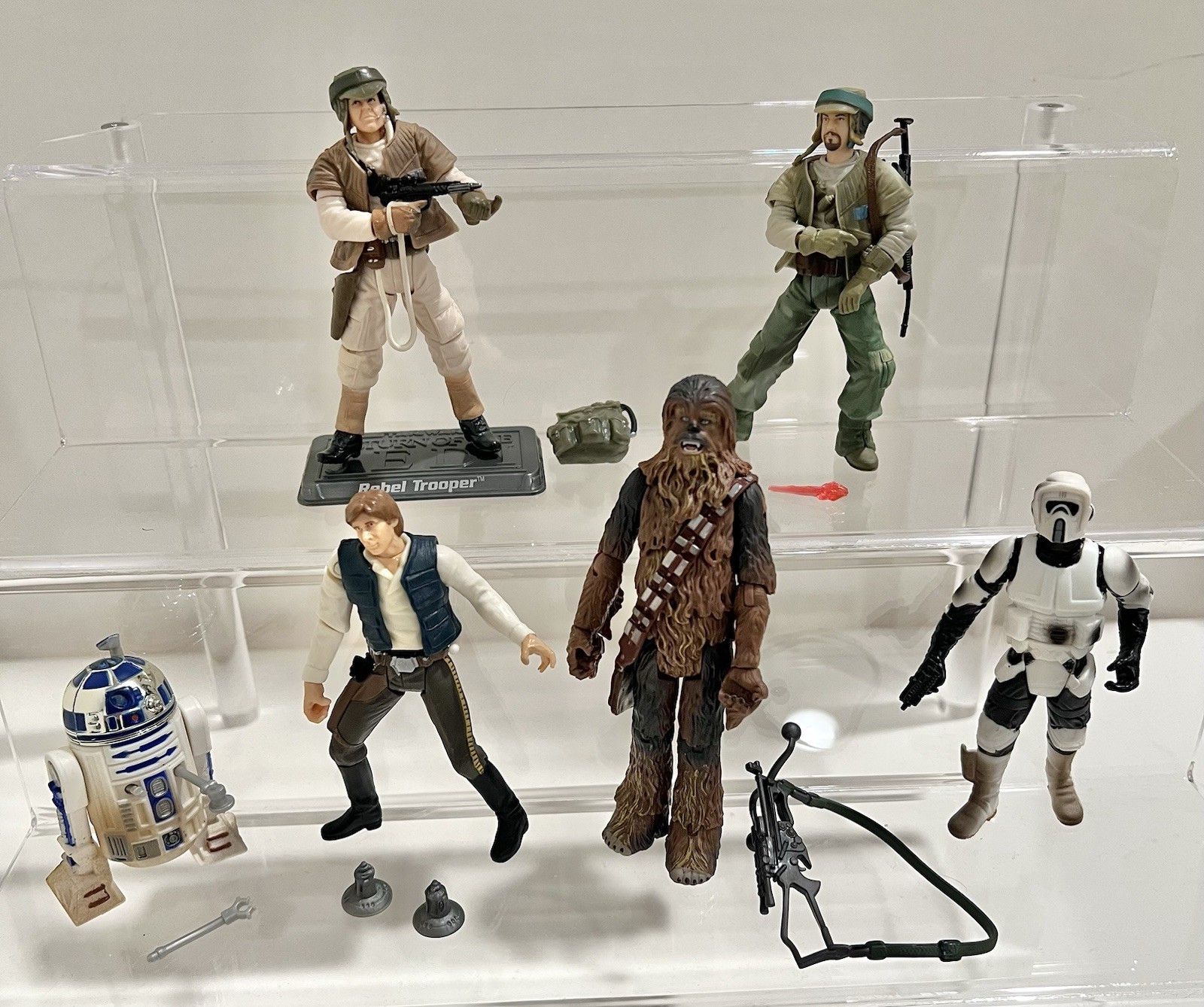 Star Wars ROTJ Endor Rebel Base Soldier Trooper Army Builder Figure Bunker Lot