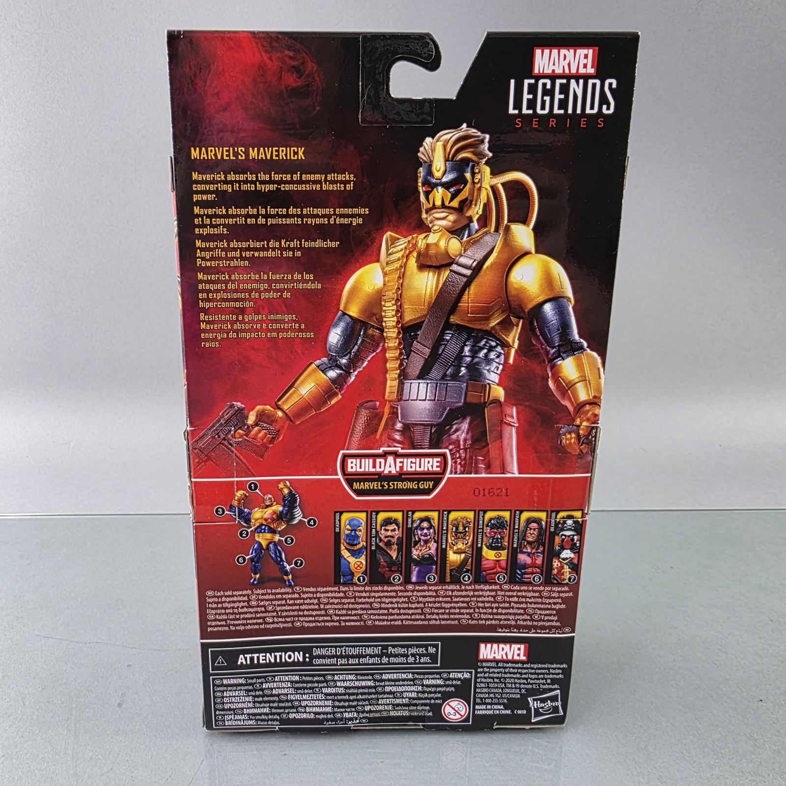 Marvel Legends Maverick 6&Prime; Action Figure Strong Guy BAF Series Hasbro 2020 NEW