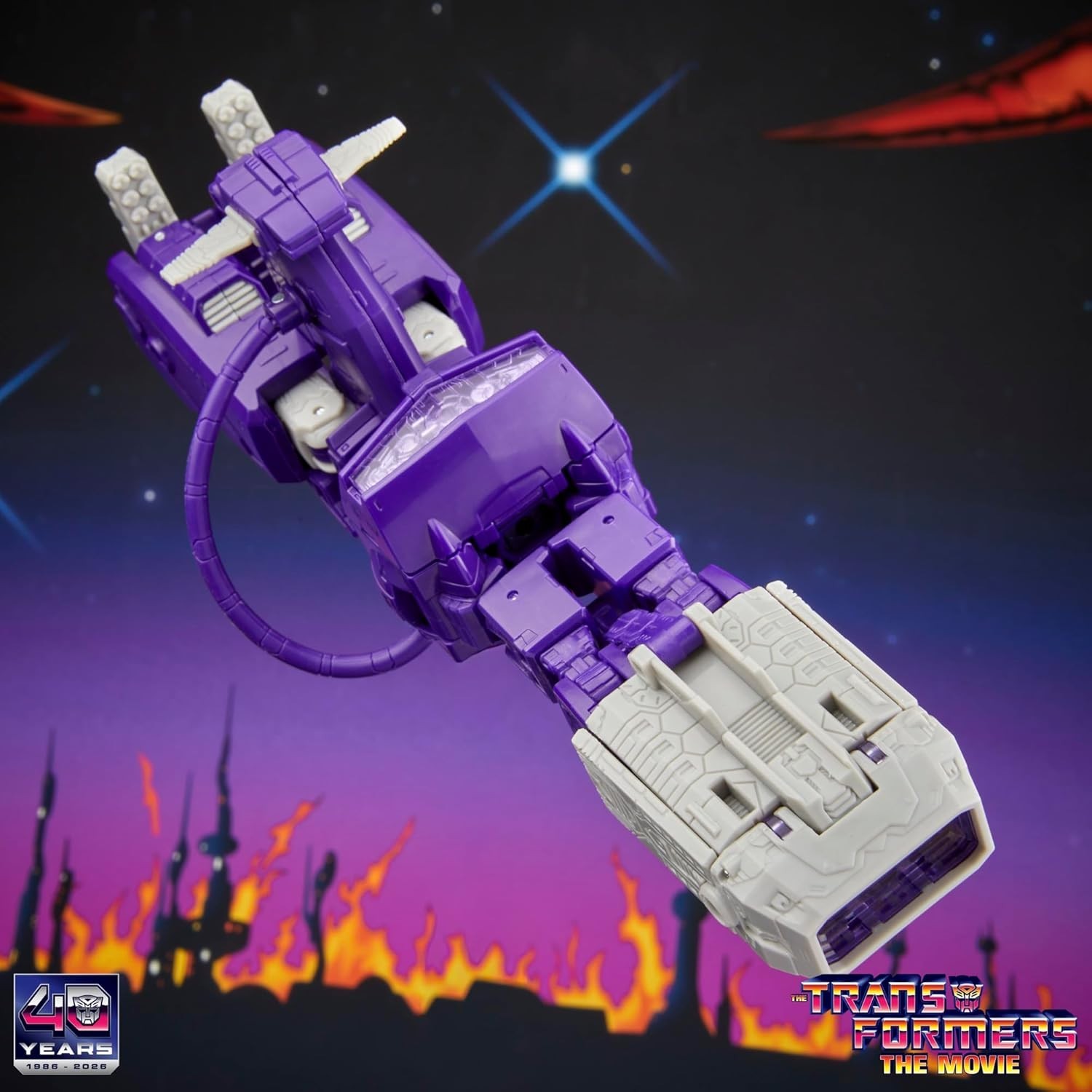 Transformers Studio Series 86 Voyager Shockwave The Movie 6.5&Prime; Figure