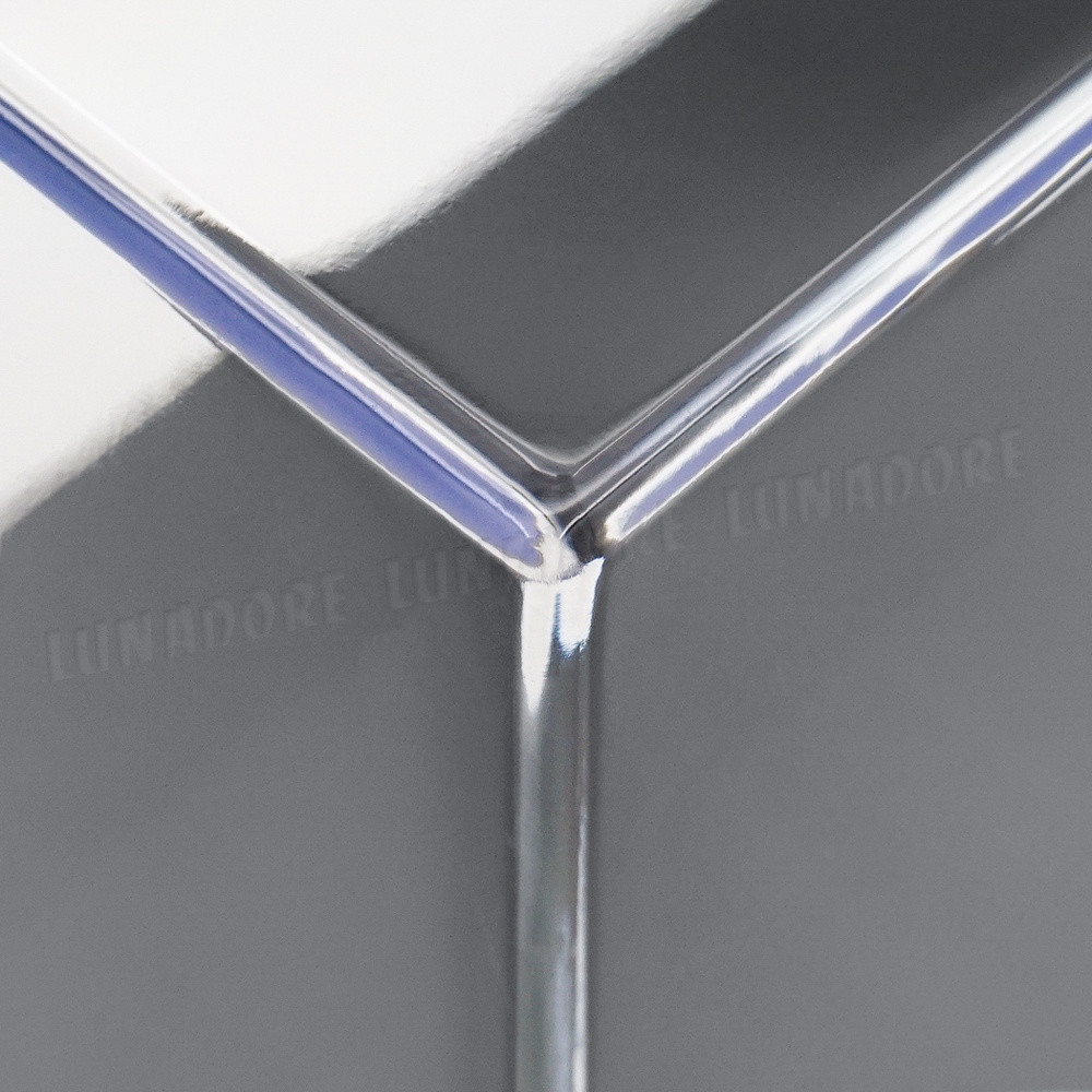 US 10.2&Prime; Clear Acrylic Display Case Big Perspex Box Plastic Base Dustproof 3Step