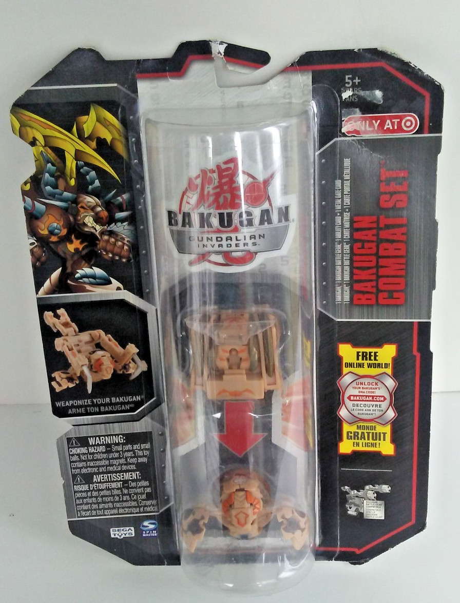 Bakugan Gundalian Invaders Combat Set: Sabator and Chompixx – Sealed/New