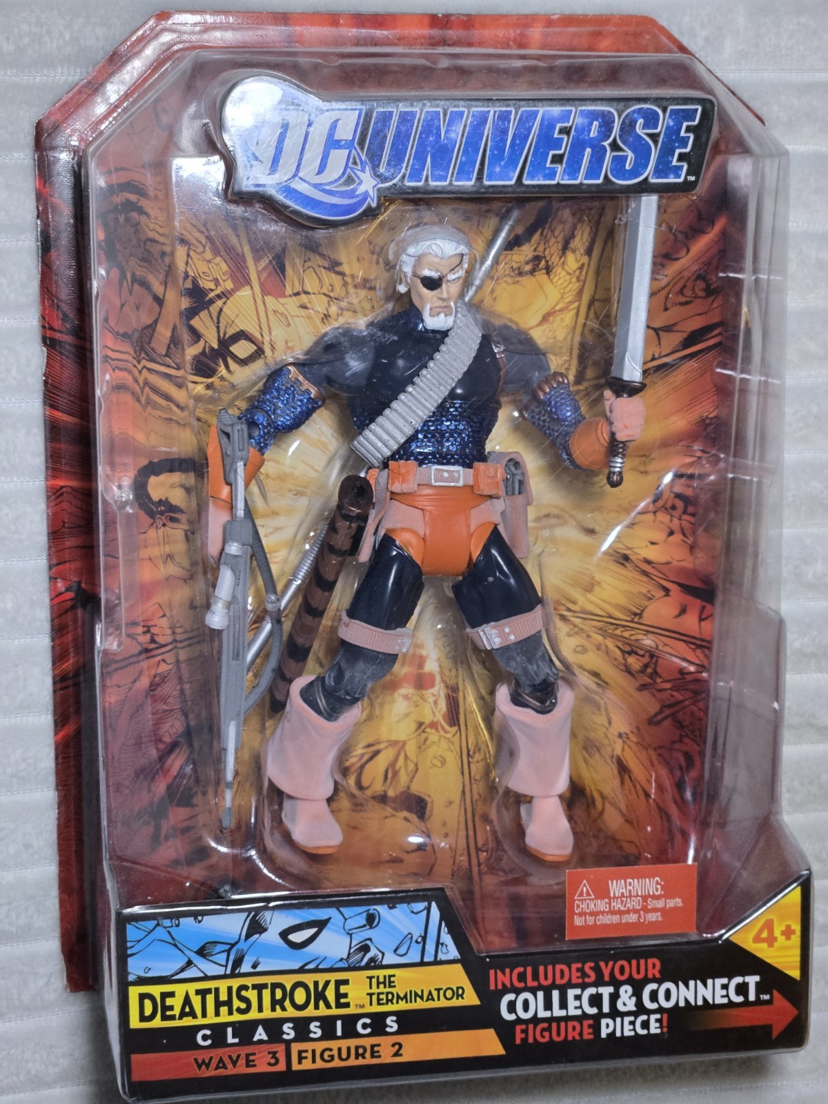 DC Universe Classics WAVE 3 DEATHSTROKE UNMASKED Mattel 2007 Solomon Grundy BAF