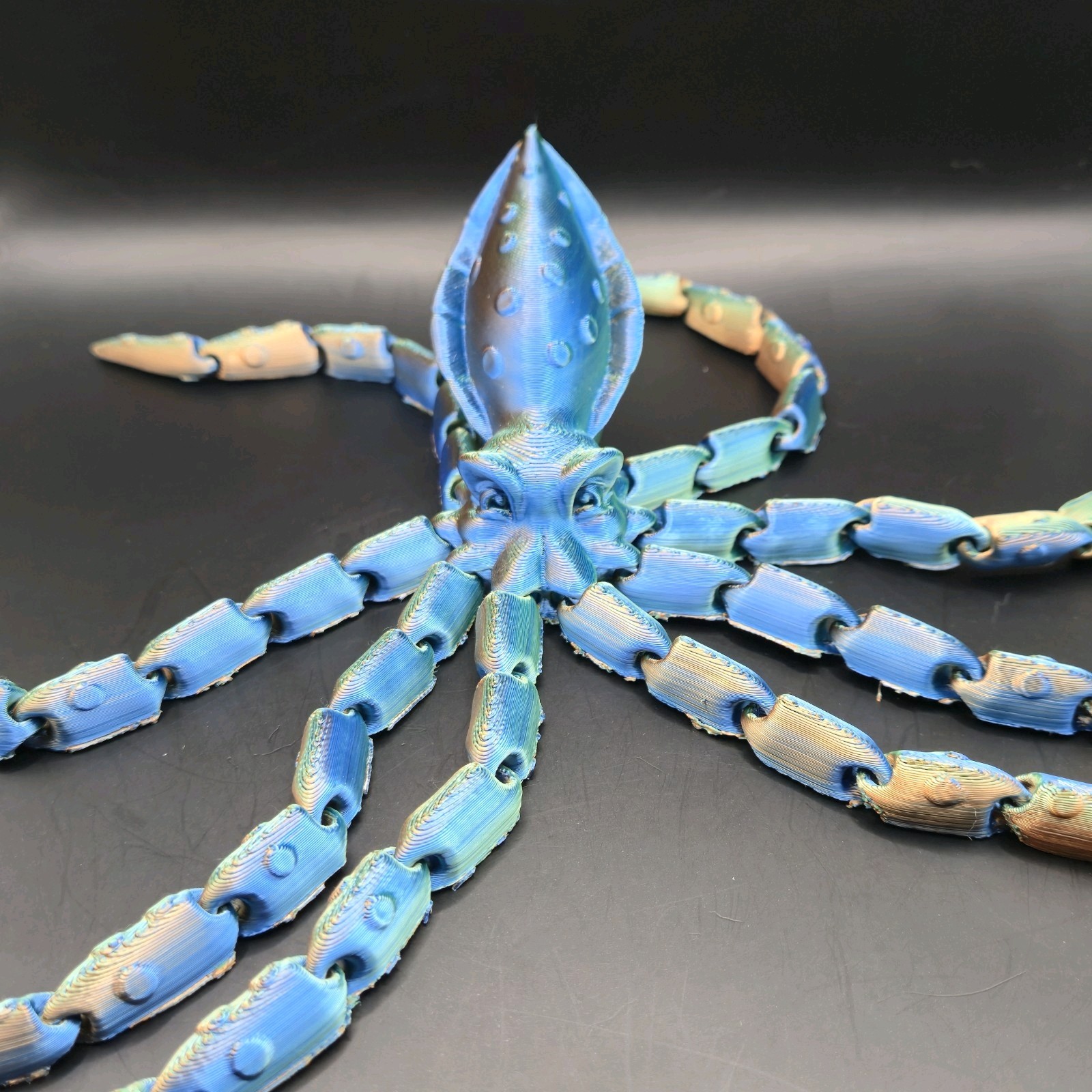 Squid Octopus Articulated Figure 3D Printed Novelty Collectable toy Gift 8&Prime;