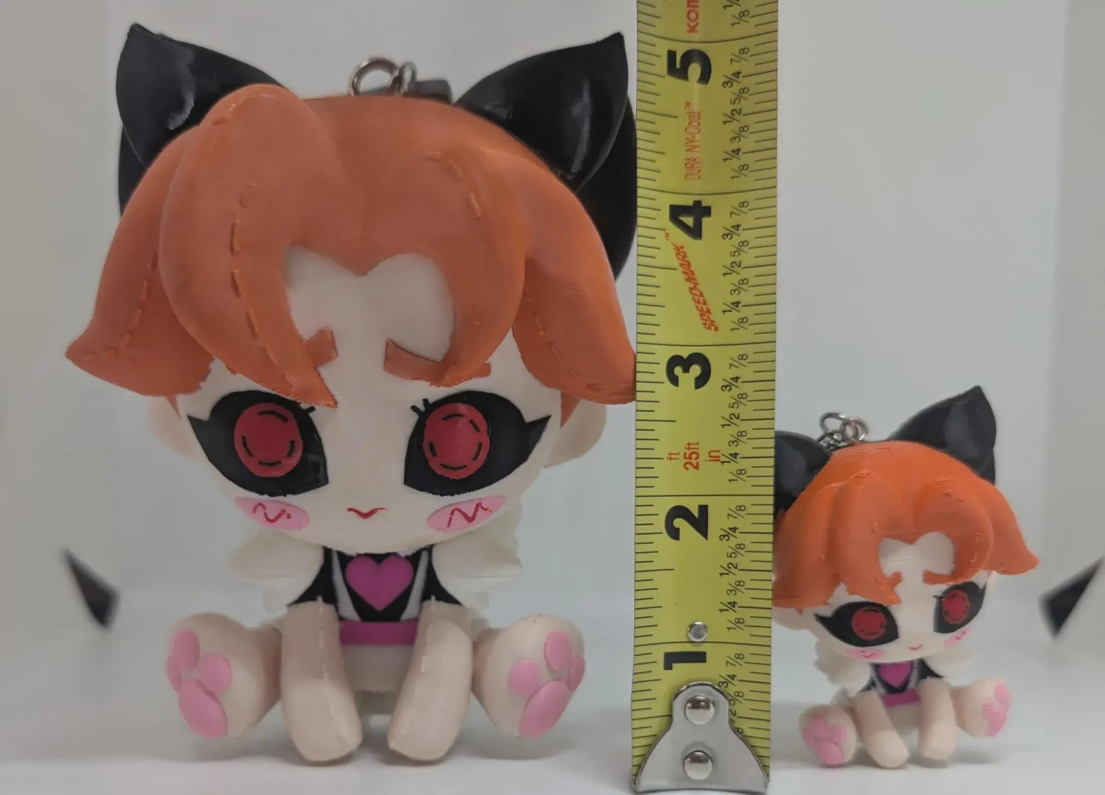 Gambit Marvel Rivals Keychain Accessory Cat Maid 3d Print