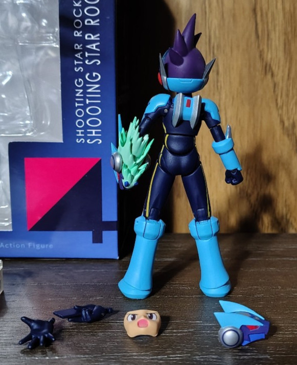 Sentinel 4 Inch Nel Mega Man Star Force Shooting Star Rockman Complete read desc