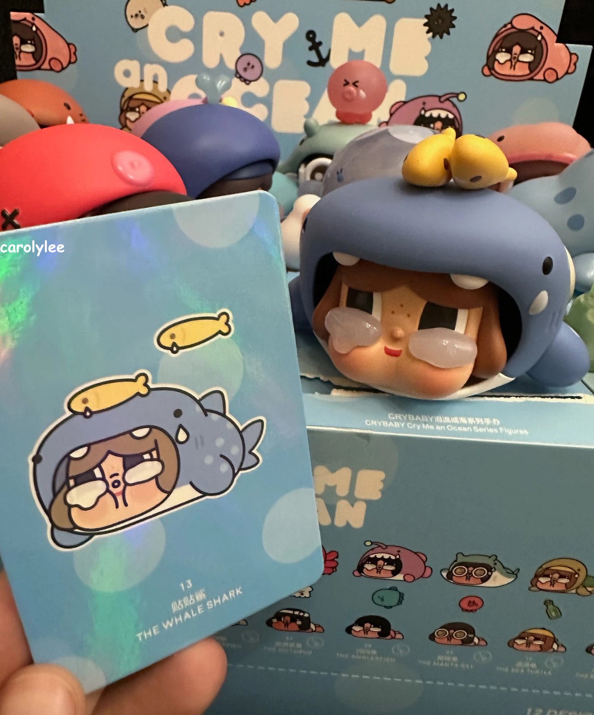 The Whale Shark- Small Hiddencrybaby Cry Me An Ocean Series Blind Box Confirmed