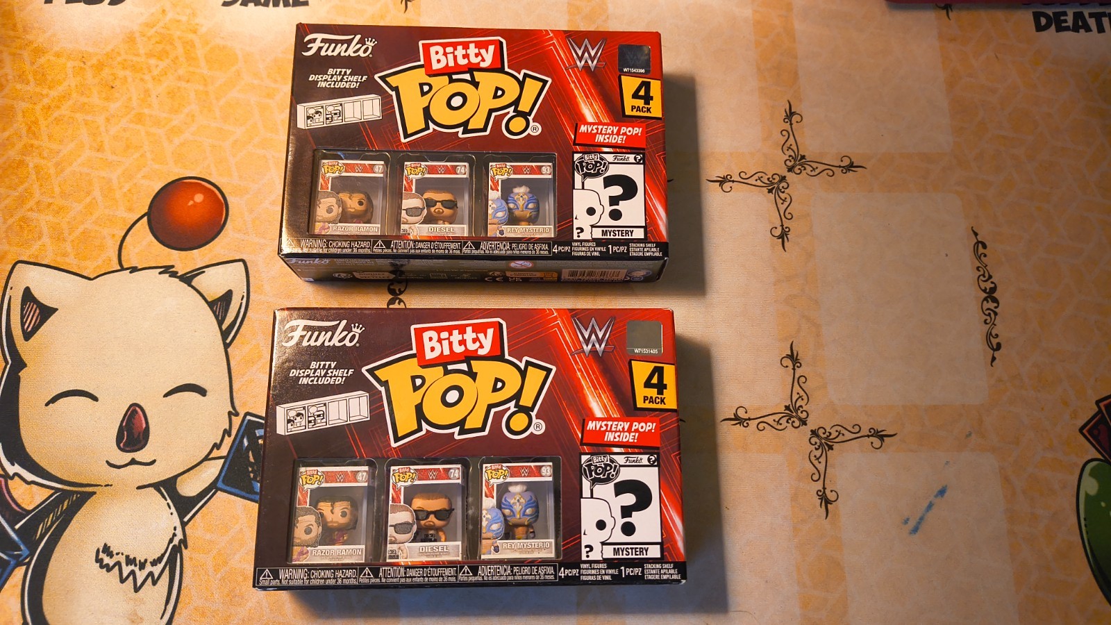 Funko Bitty Pop WWE Razor Ramon Diesel Rey Mysterio Mystery 4-Pack x2 Lot