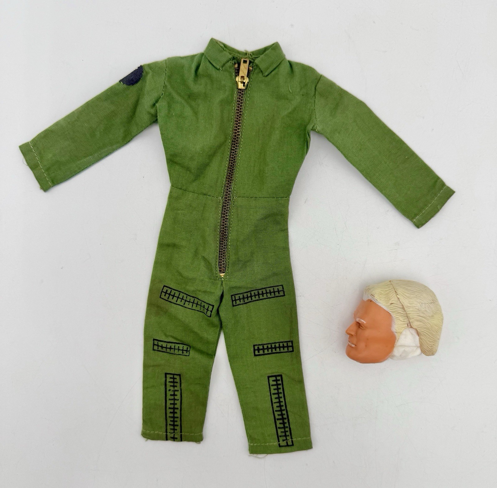 Vintage CAPTAIN ACTION Steve Canyon Costume Outfit IDEAL 1966