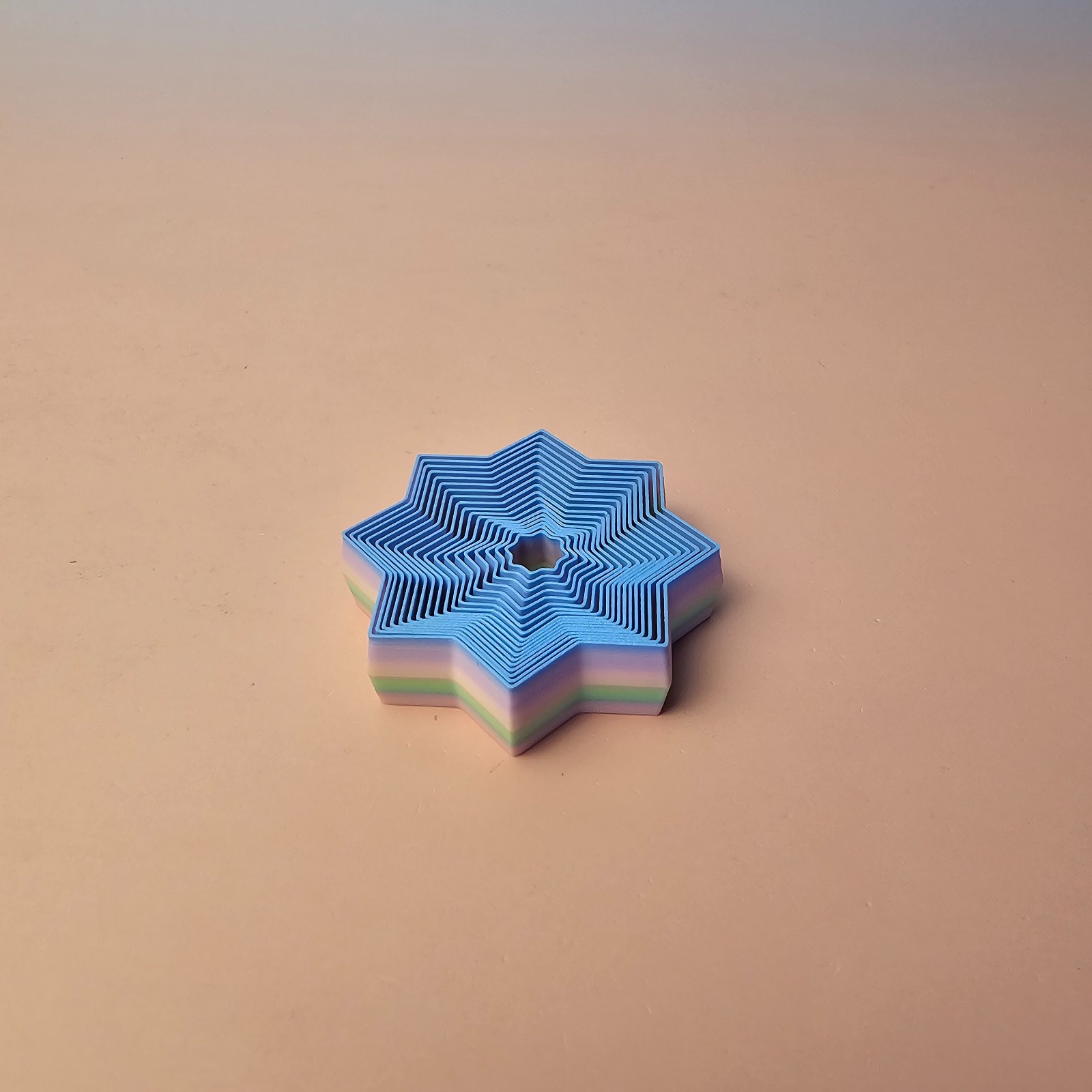 Fidget Star 3D Printed