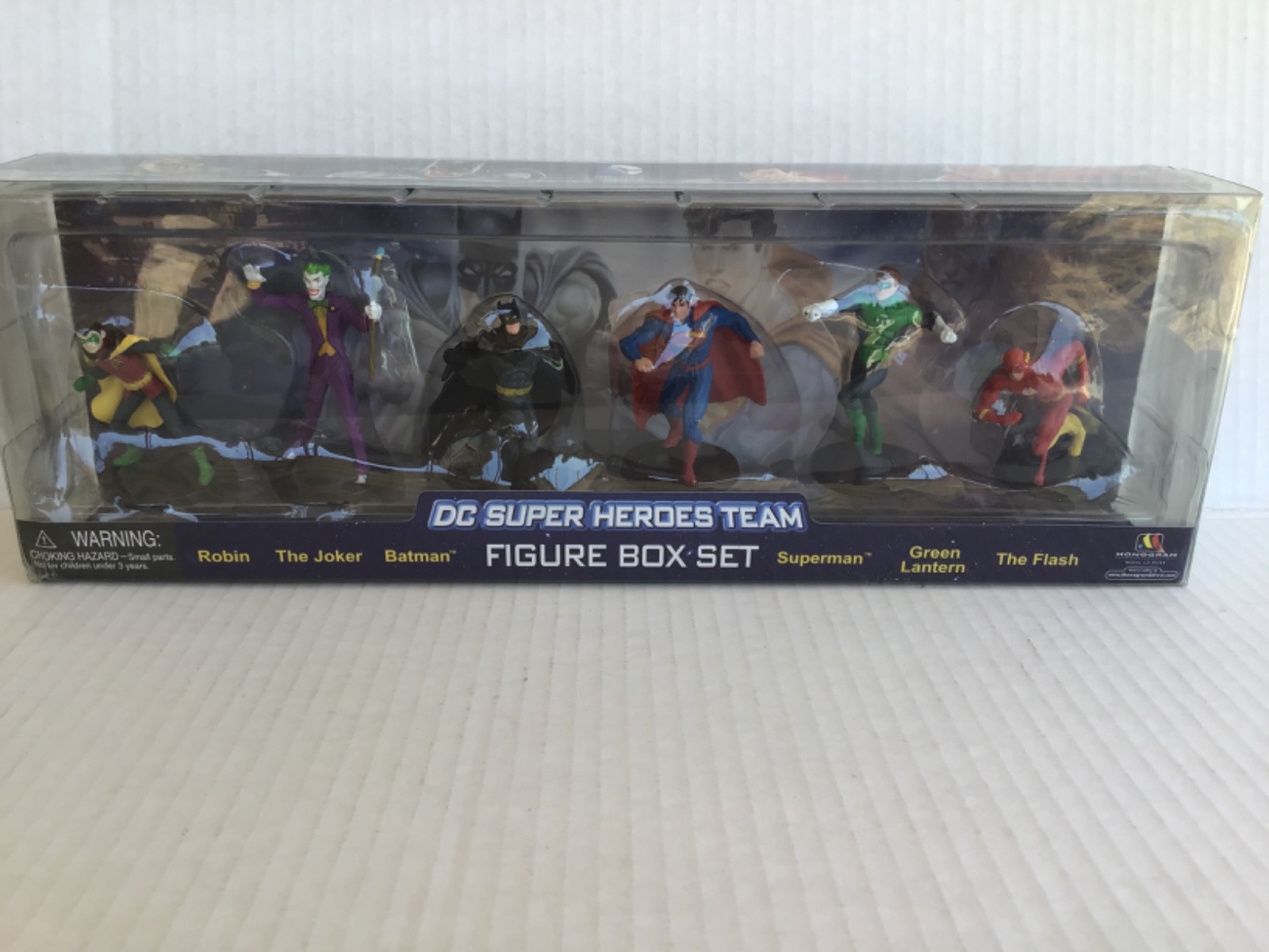 DC SUPER HEROES TEAM 6 Figure Box Set 2.5” Monogram Direct