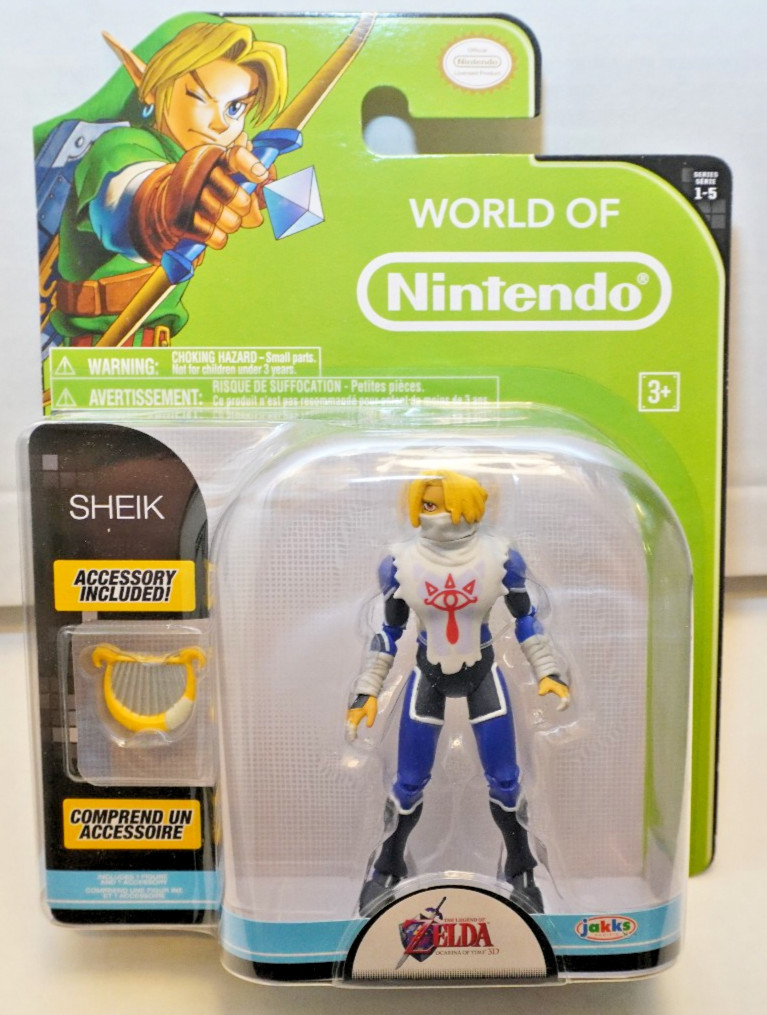 2015 World of Nintendo SHEIK 4&Prime; Figure Series 1-5 Jakks Pacific NEW!