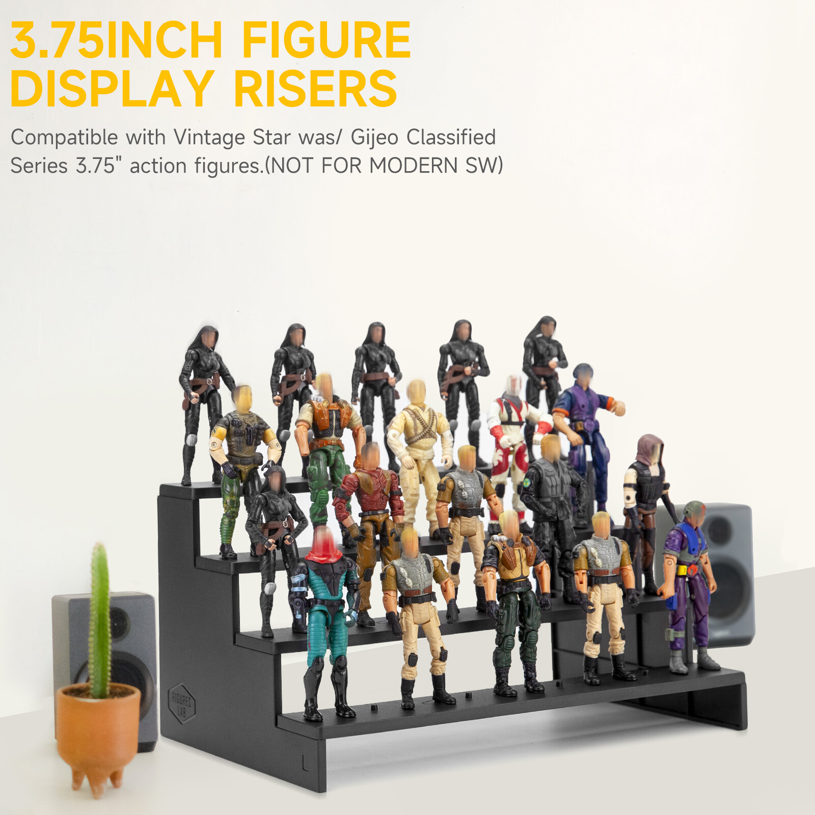NEW Display Stands BASE For 3.75 » VINTAGE Star wars & Vintage Gi joe Figure