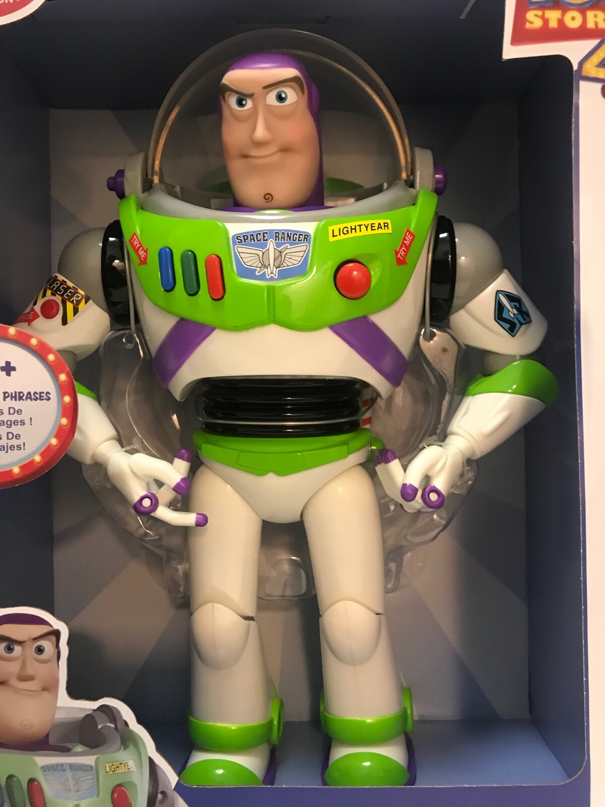 New Disney Collection Toy Story 4 Buzz Lightyear Talking Action Figure 12&Prime; H