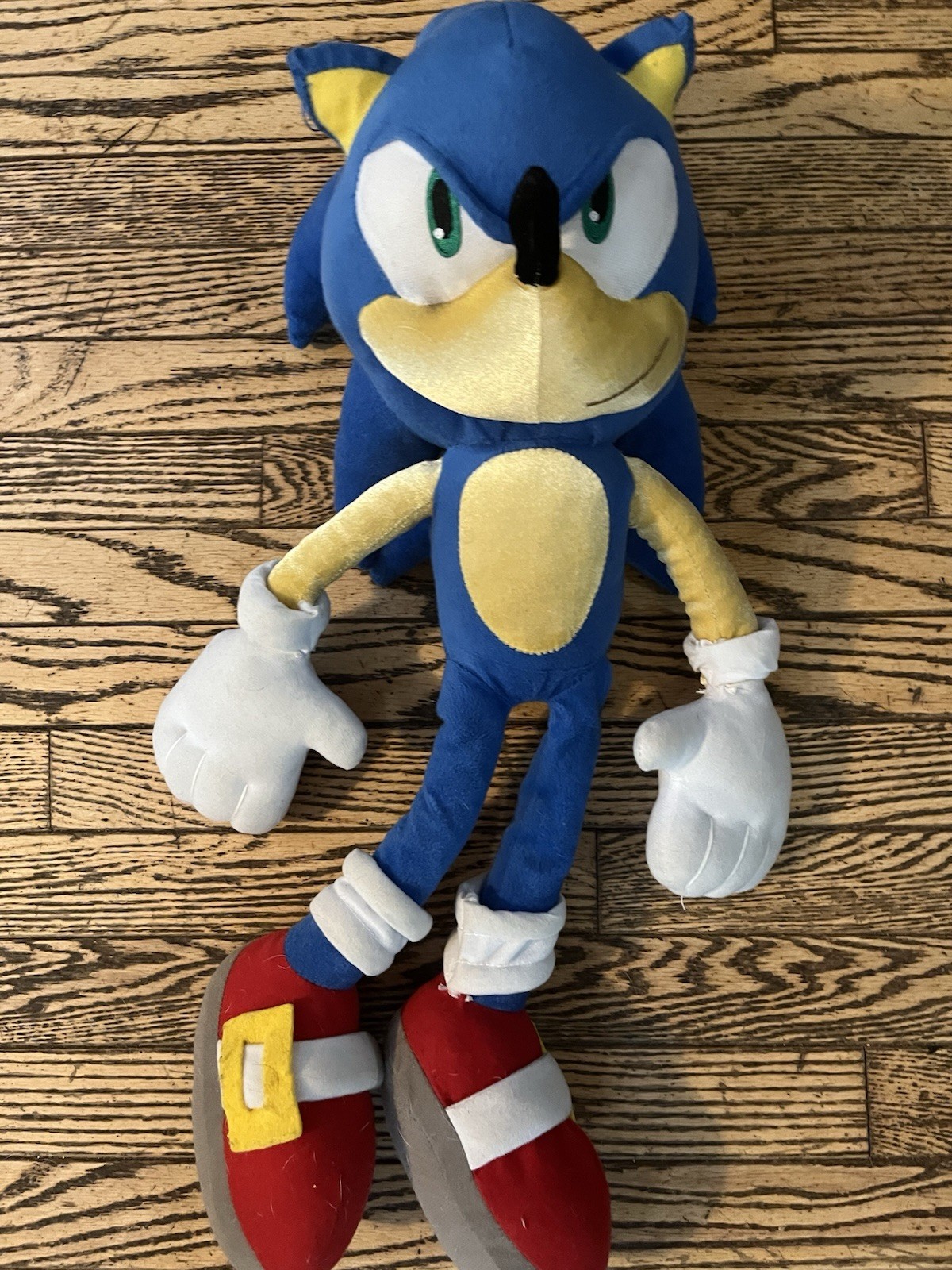 SEGA Sonic the Hedgehog Plush XL Extra Large Jumbo Stuffed Toy ~24 Inches *RARE*